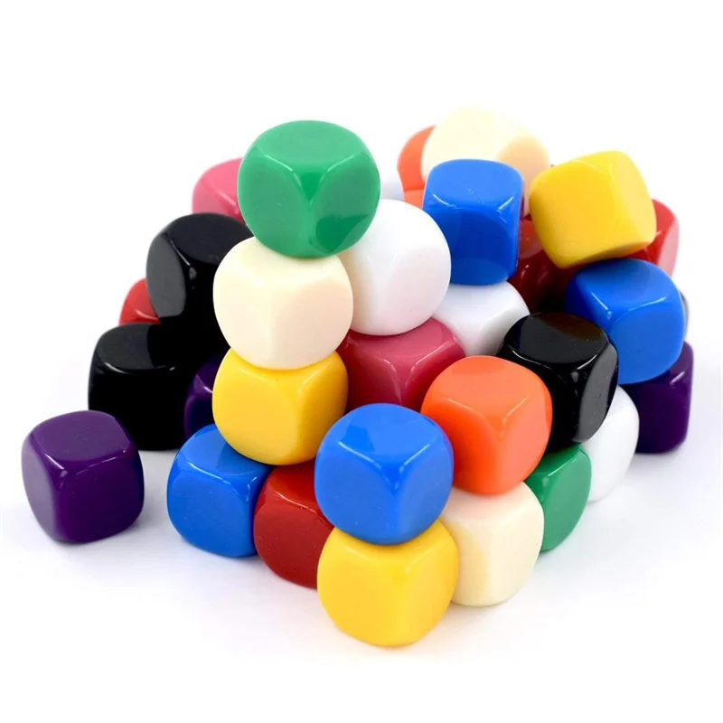10Pcs Acrylic 16mm Multicolor  - Board Game Loop recension och pris