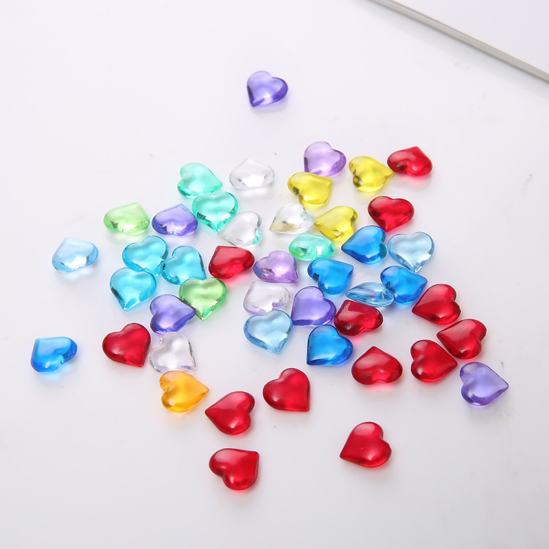 100PCS 10*4mm Heart Shape Acry - Board Game Loop recension och pris