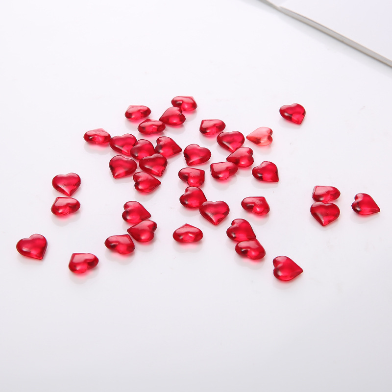 100PCS 10*4mm Heart Shape Acry - Board Game Loop recension och pris