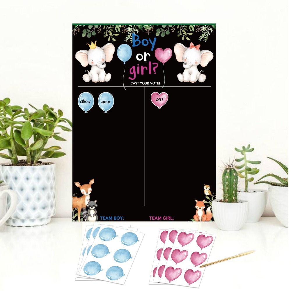 With Stickers Gender Revealed  - Board Game Or Boardgame recension och pris