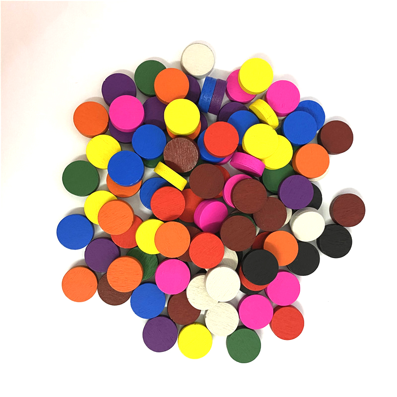 50pieces 15*5MM 11 Colors Wood - Board Game Loop recension och pris
