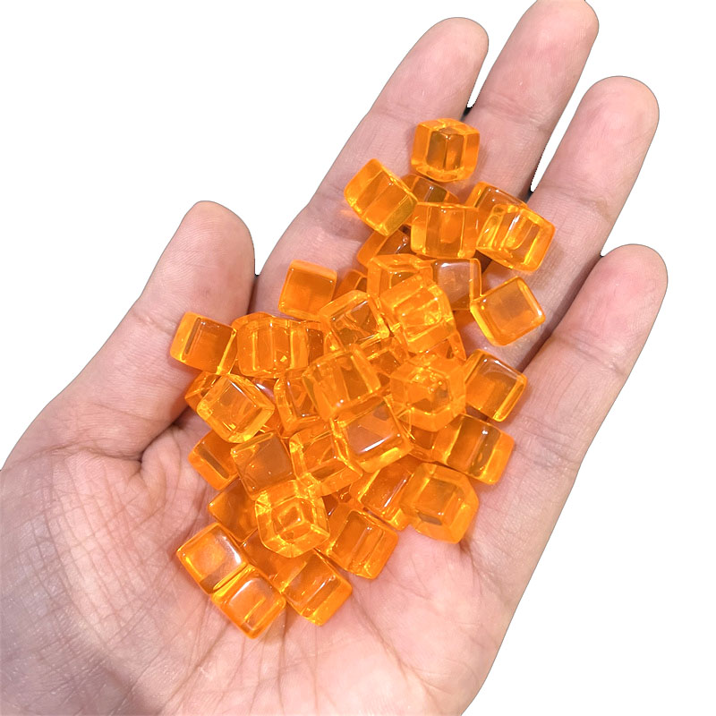 100pcs/set 8mm Clear Cube Dice - Board Game Loop recension och pris