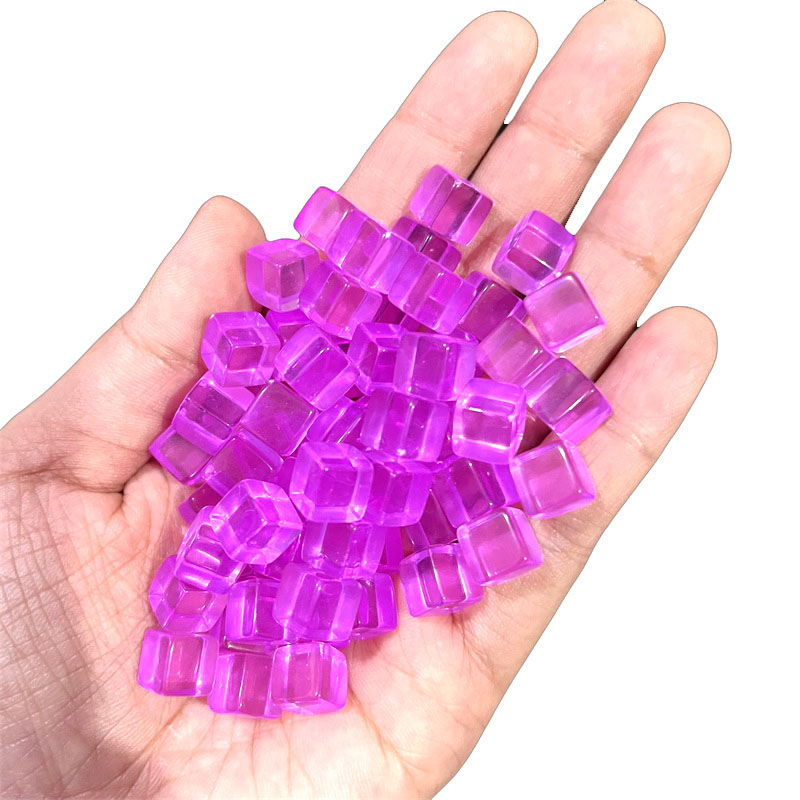 100pcs/set 8mm Clear Cube Dice - Board Game Loop recension och pris