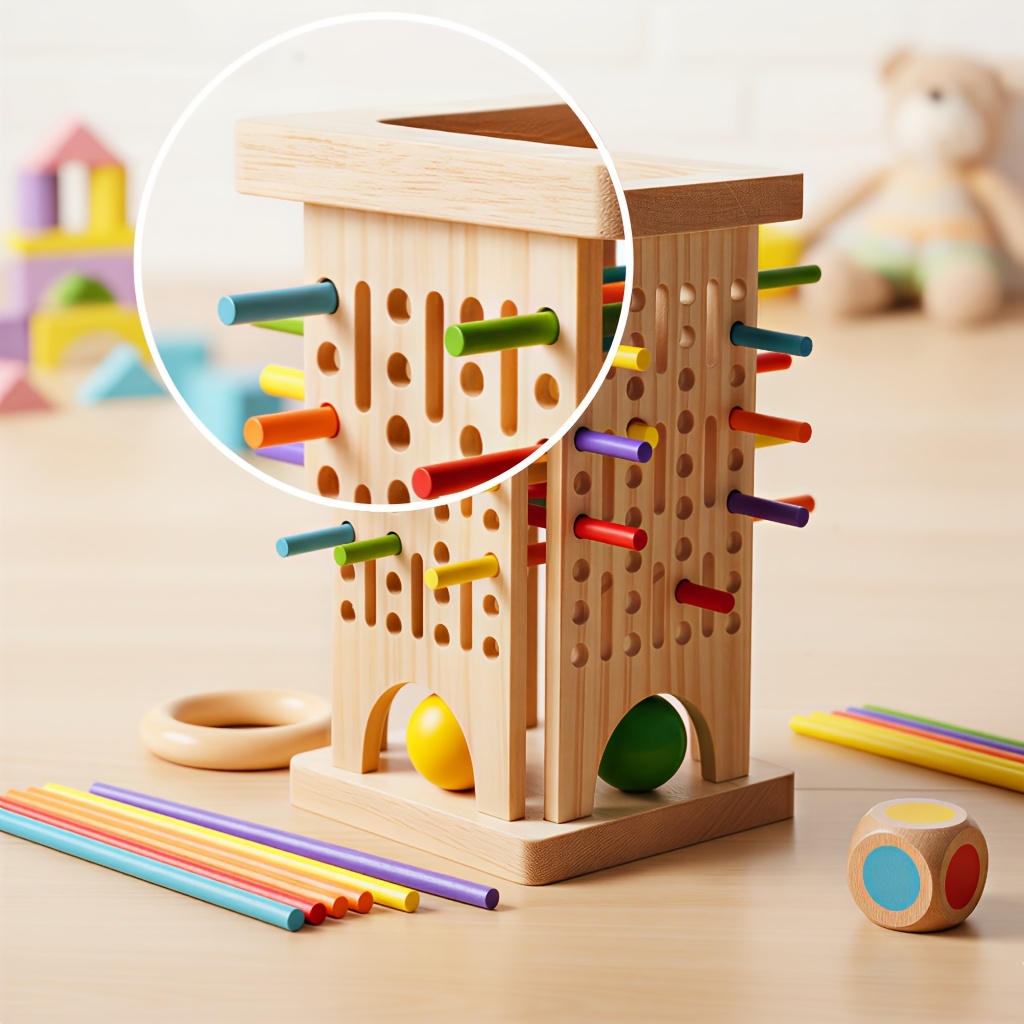 Montessori Wooden Board Game C - Board Game Idea recension och pris