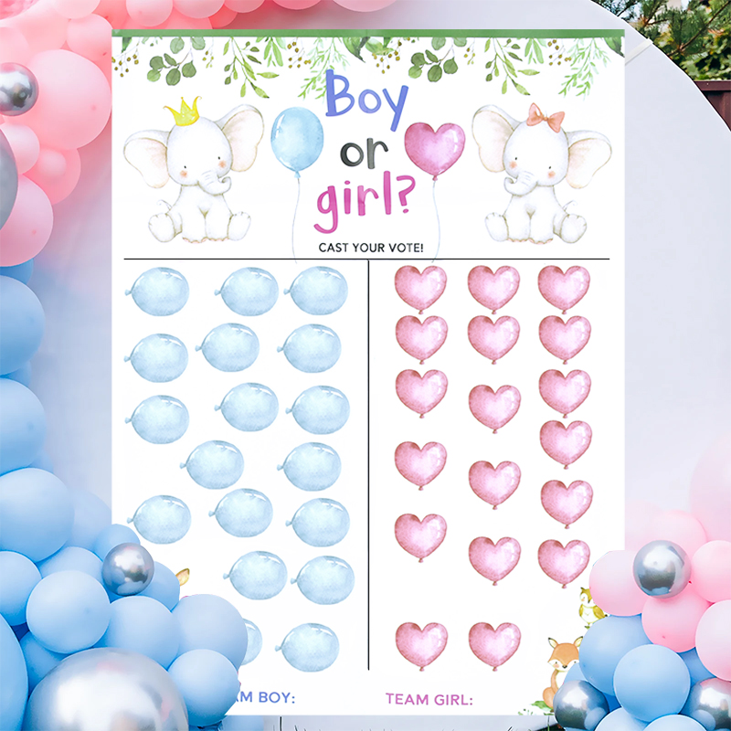 1sets Gender Reveal Game Votin - Board Game Or Boardgame recension och pris