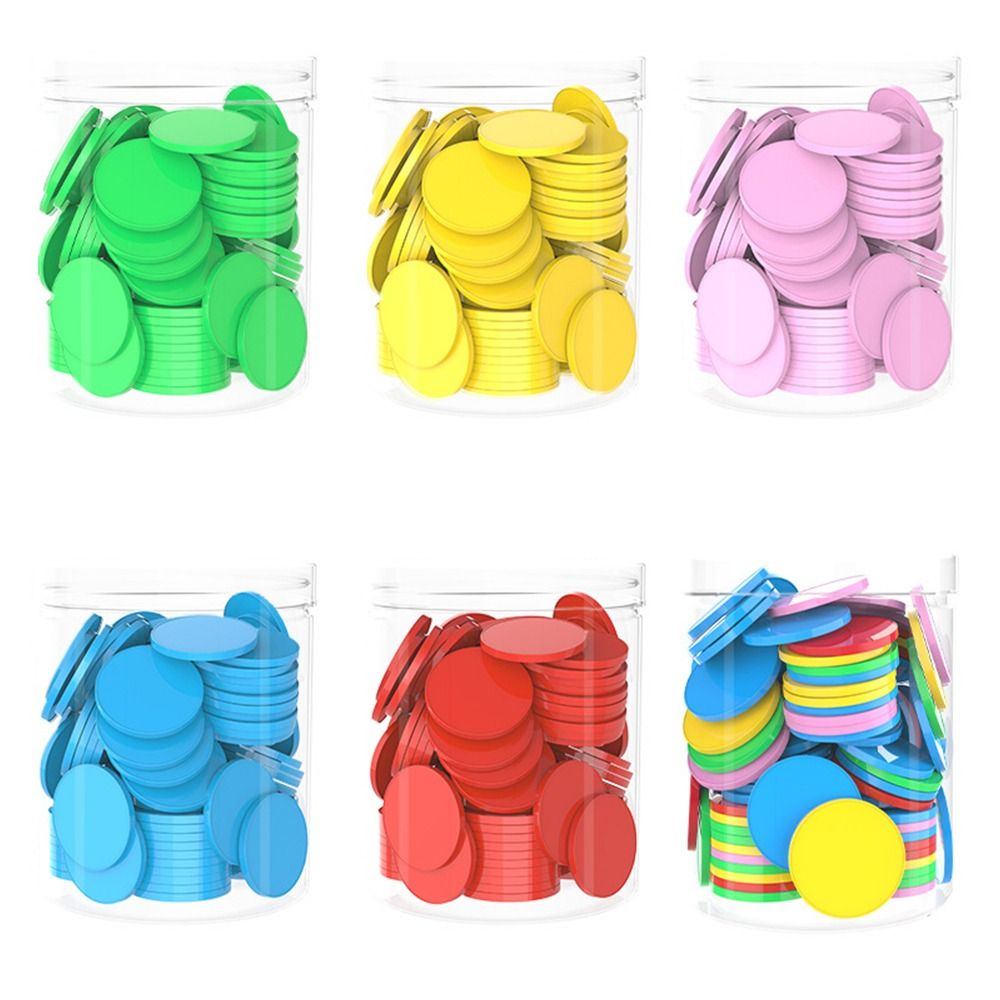 100pcs Plastic Counting Chips  - Board Game Loop recension och pris