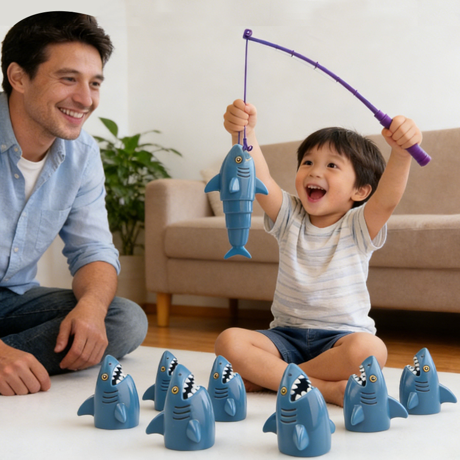 Popular Shark Style Fishing Bo - Board Game Idea recension och pris
