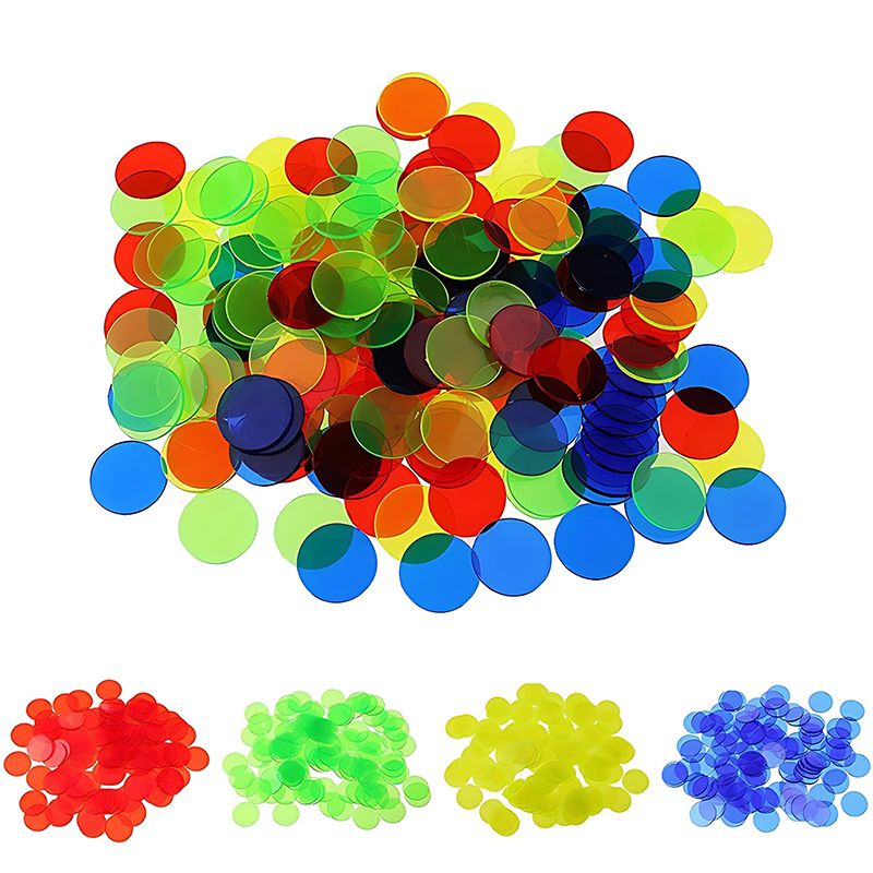100/200PCS 19mm Round Count Ch - Board Game Loop recension och pris