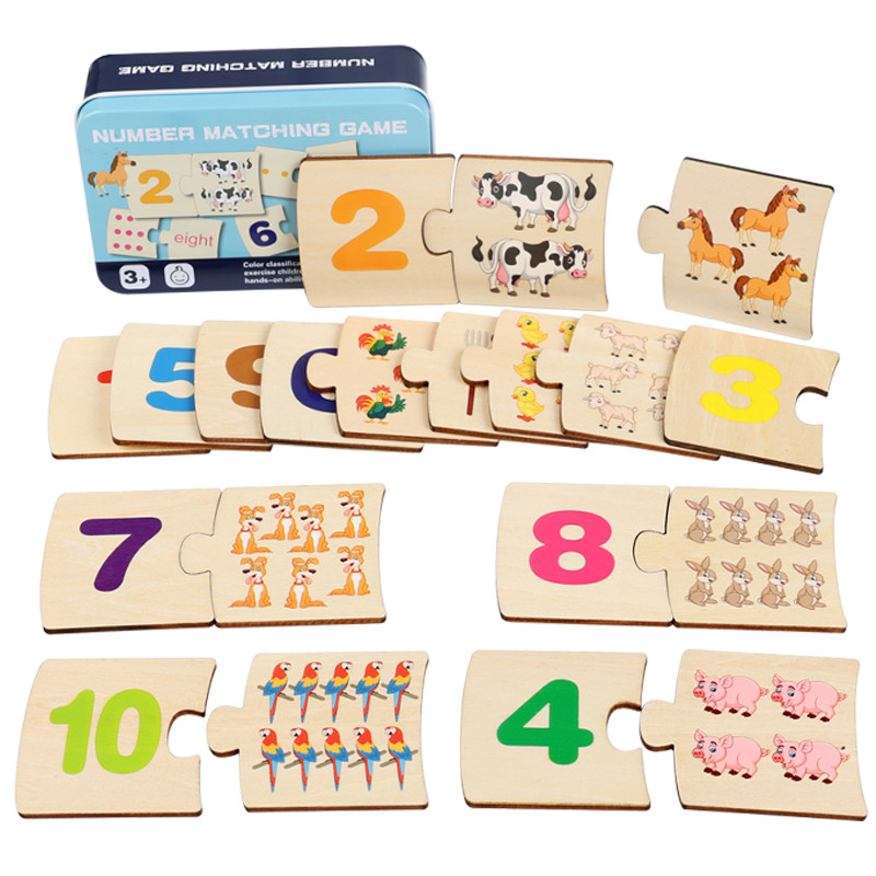 Children Iron Box Number Enlig - Board Game Idea recension och pris