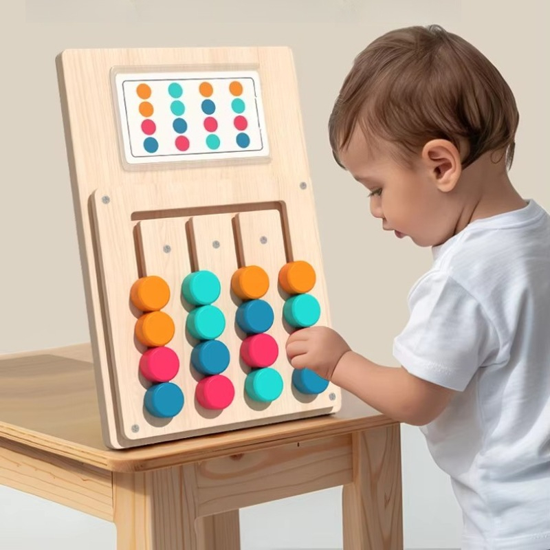 Kids Montessori Color Shape Ma - Board Game Idea recension och pris